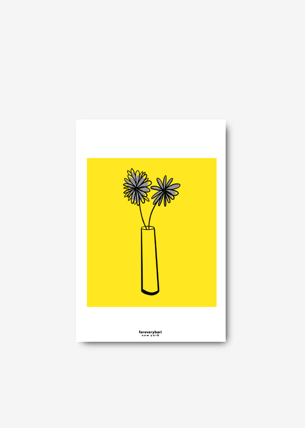 Flower Vase Post Card